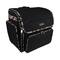 Everything Mary Black Floral Deluxe Collapsible Rolling Craft Bag